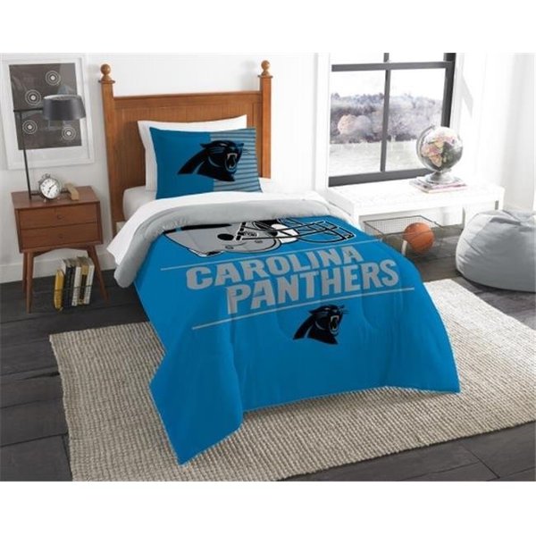 The North West Company The Northwest 1NFL862000018RET NFL 862 Panthers Draft Comforter Set; Twin 1NFL862000018EDC